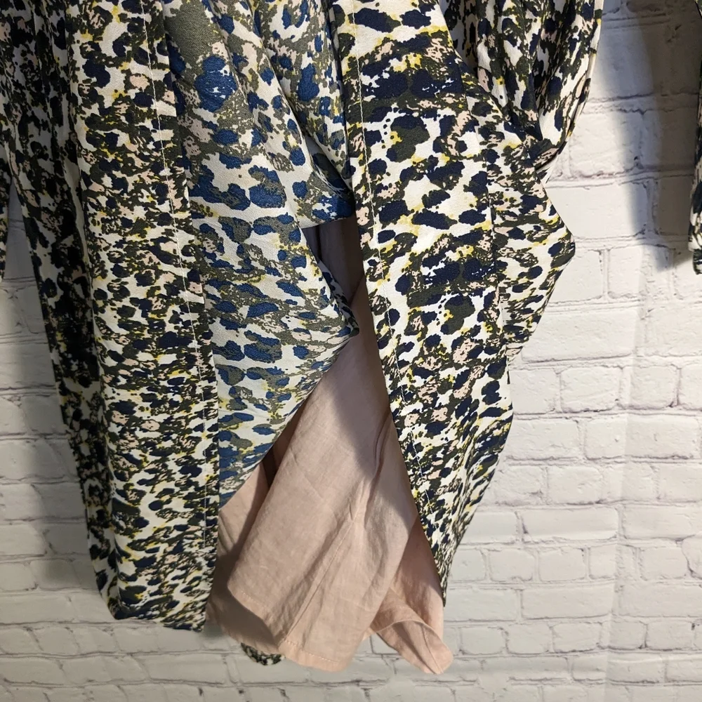 CREAMIE Gorgeous Dress! Girls' 8 Lined Animal Print Long-sleeved Party Dress - Picture 9 of 11